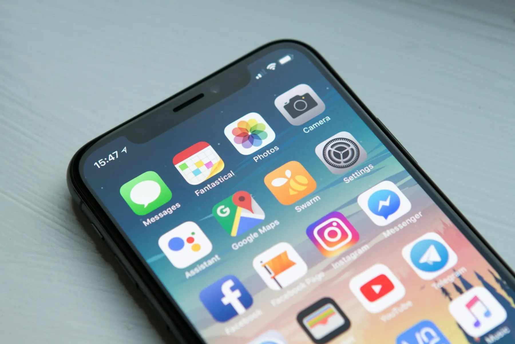 Person holding a phone for connection testing context